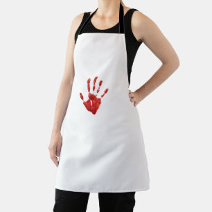 Halloween Scary Red Hand (Style No. 3) Apron