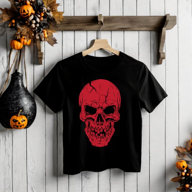 Halloween Scary Skull T-Shirt (Creator Uploaded)