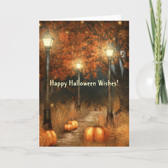 Halloween Scene Card (Front)