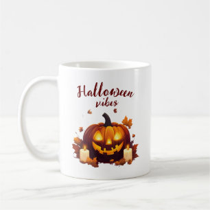 Halloween scene coffee mug