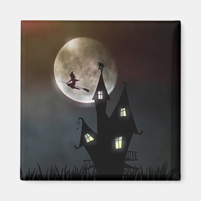 Halloween Scene Magnet (Front)