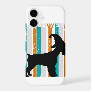 Halloween Schnauzer Silhouette Dog Orange Cool