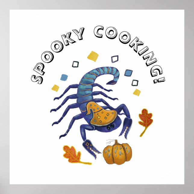 Halloween scorpion poster (Front)