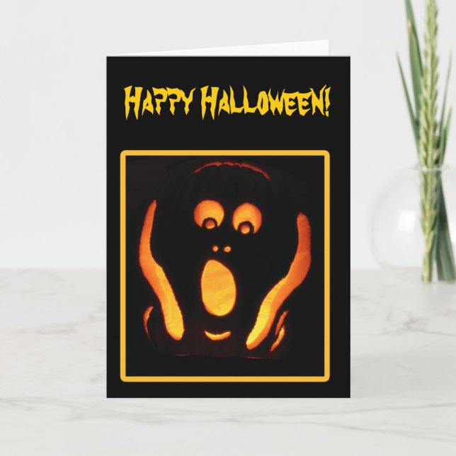 Halloween Scream Card (Front)