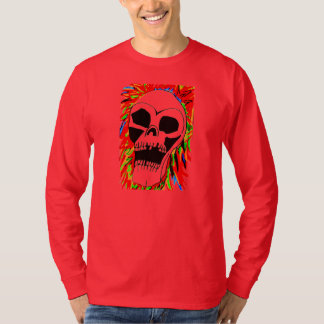 HALLOWEEN SCREAMING SKULL shirt