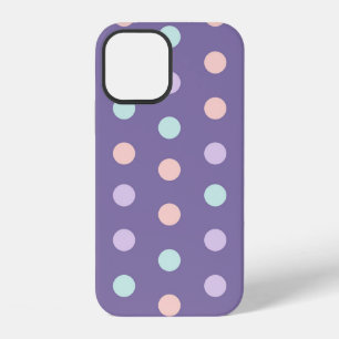 Halloween seamless pattern with polka dots isolate iPhone 12 case