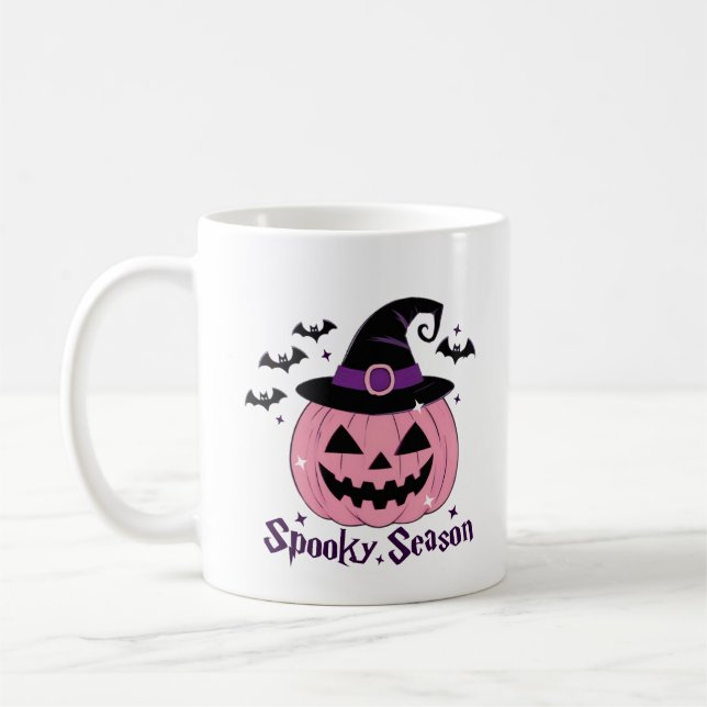 Halloween season coffee mug (Left)