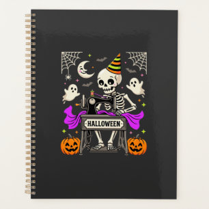 Halloween Sewing Skeleton Spooky Ghost Pumpkin Sew Planner