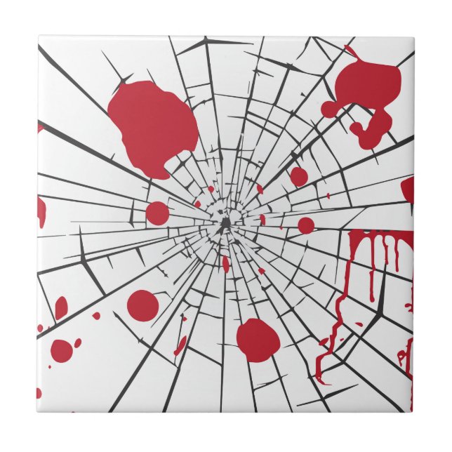 halloween shattered glass tile (Front)