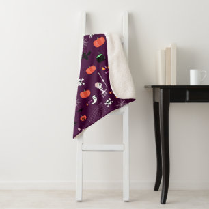 Halloween Sherpa Blanket