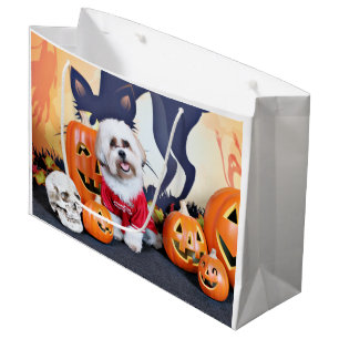 Halloween - Shih Tzu - Jhanggoon Large Gift Bag