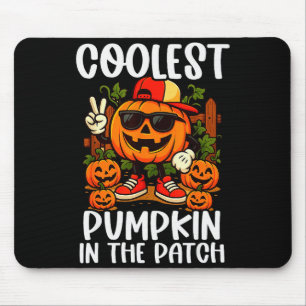 Halloween Shirts Boys And Kids Coolest Pumpkin In  Mouse Pad