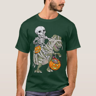 Halloween shirts for BoysDinosaur Skeleton T rex S