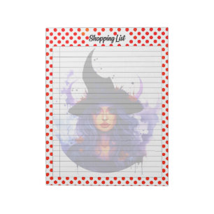 Halloween Shopping List Notepad