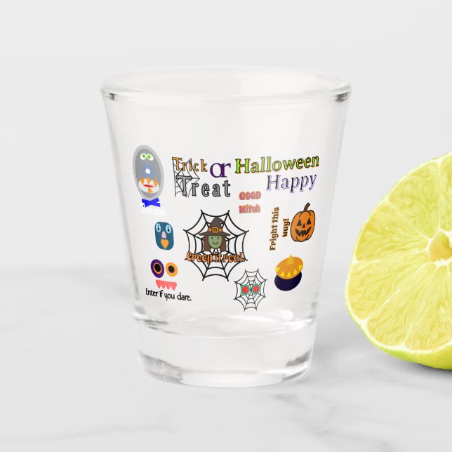 Halloween Shot glass (Front)