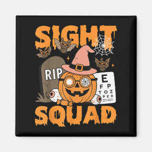 Halloween Sight Squad Optometry Optician Optometri Magnet