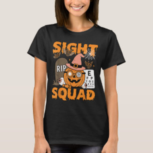 Halloween Sight Squad Optometry Optician Optometri T-Shirt