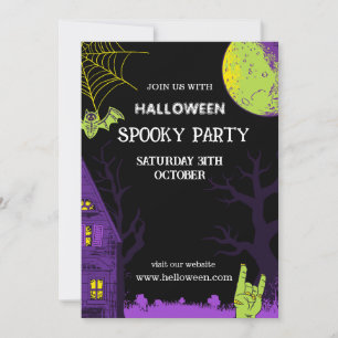 Halloween Simple Invitation