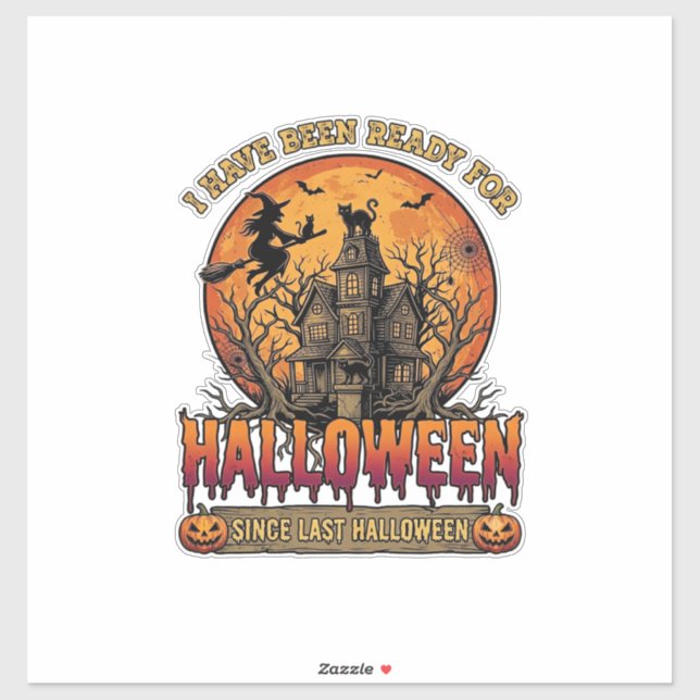 Halloween Since Last Haunted House Flying Witch_1 (Sheet)