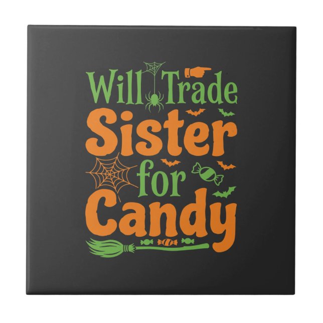 Halloween Sister Candy Trade Design_1 Tile (Front)