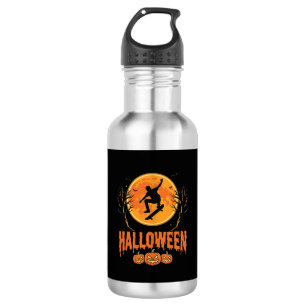 Halloween Skateboard Moon Design Halloween 532 Ml Water Bottle