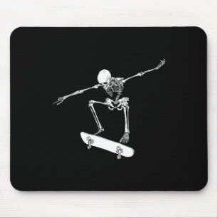 Halloween Skateboard Shirt Boy Skateboarding Men S Mouse Pad