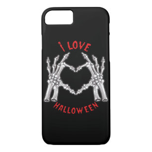 Halloween Skeletal Hands Heart Funny Saying  Case-Mate iPhone Case