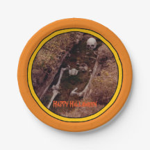 Halloween Skeleton Bones Scary Photo Designed