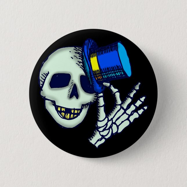 Halloween Skeleton Buttons (Front)