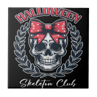 Halloween Skeleton Club Tile