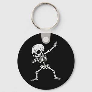 Halloween Skeleton Dabbing Costume Boys Girls Kids Key Ring