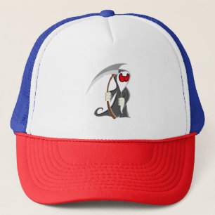 Halloween skeleton Death Trucker Hat