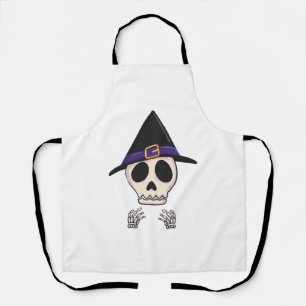 Halloween Skeleton design, Spooky Halloween Apron
