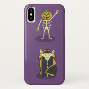 Halloween Skeleton Dracula Mummy Grim Reaper Case-Mate iPhone Case