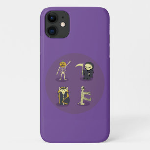 Halloween Skeleton Dracula Mummy Grim Reaper Case-Mate iPhone Case