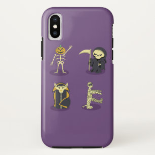 Halloween Skeleton Dracula Mummy Grim Reaper Case-Mate iPhone Case