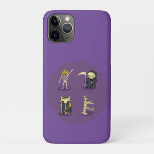 Halloween Skeleton Dracula Mummy Grim Reaper Case-Mate iPhone Case