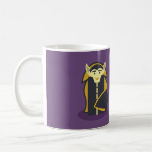 Halloween Skeleton Dracula Mummy Grim Reaper Coffee Mug