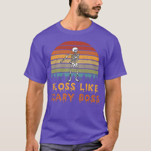Halloween Skeleton Flossing T-Shirt