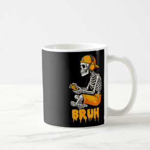 Halloween Skeleton Gamer Video Gaming Funny Skelet Coffee Mug