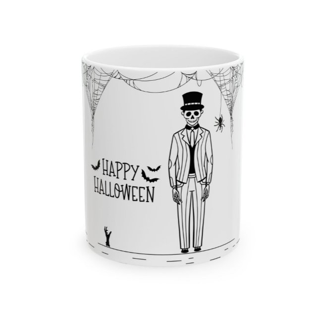 Halloween Skeleton Groom Coffee Mugs (Creator Uploaded)