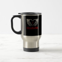Halloween Skeleton Hands Forming Heart Gothic