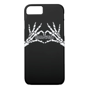 Halloween - Skeleton Hands Heart Case-Mate iPhone Case