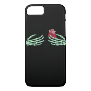 Halloween Skeleton Hands With Heart Classic Case-Mate iPhone Case