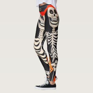 Halloween Skeleton Leggings
