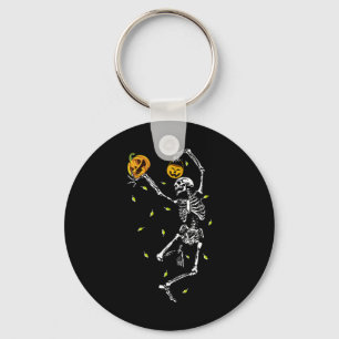 Halloween Skeleton Men Women Dance Skeleton Pumpk Key Ring
