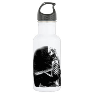 Halloween Skeleton Playing Spooky Piano! 532 Ml Water Bottle