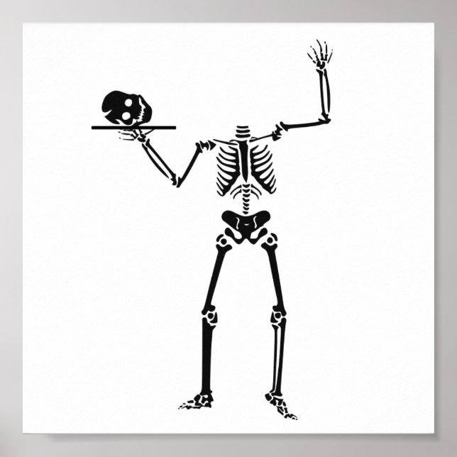 Halloween Skeleton Poster (Front)