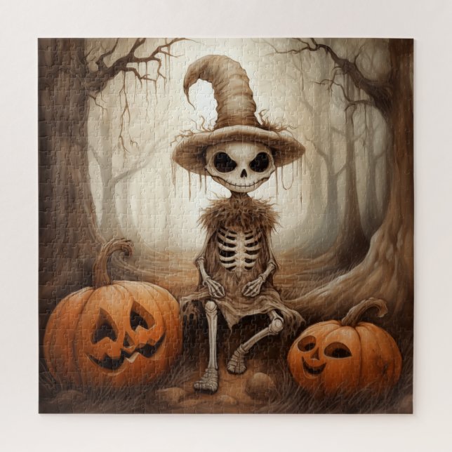 Halloween Skeleton Puzzle (Vertical)