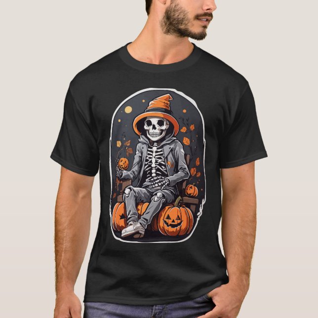 Halloween Skeleton Shirt (Front)